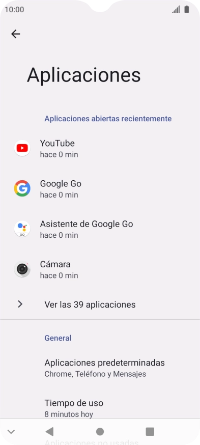 Pulsa Ver las X aplicaciones.