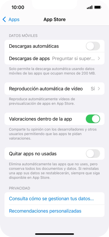 Pulsa el indicador junto a 