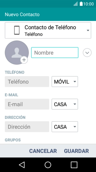Pulsa el icono de imagen.