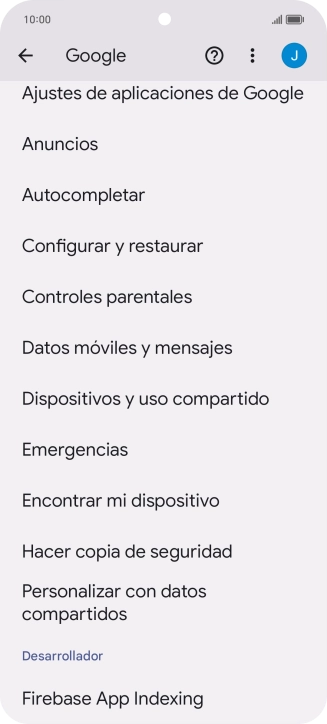 Pulsa Encontrar mi dispositivo.