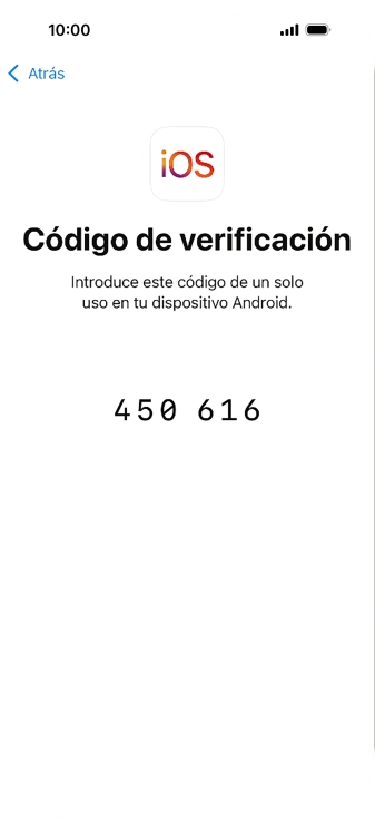 Seguir las indicaciones de la pantalla y de la app 