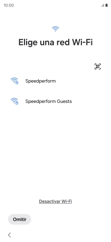 Pulsa la red wifi deseada.