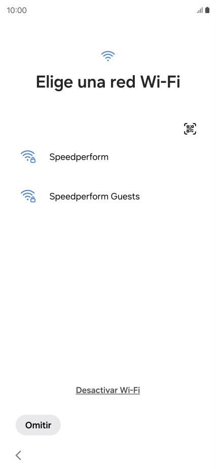 Pulsa la red wifi deseada.