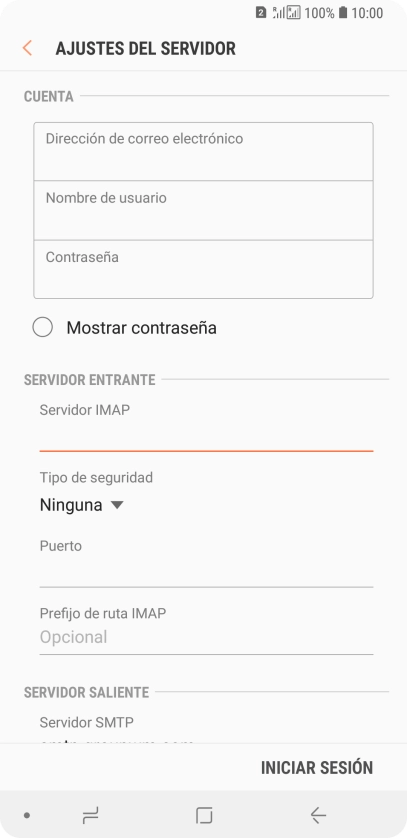 Pulsa la lista desplegable bajo 