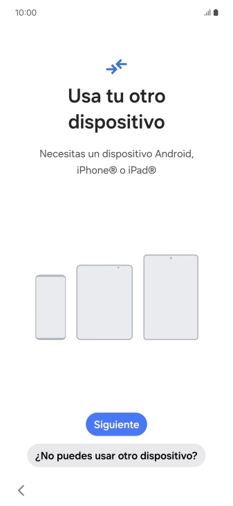 Pulsa Siguiente.