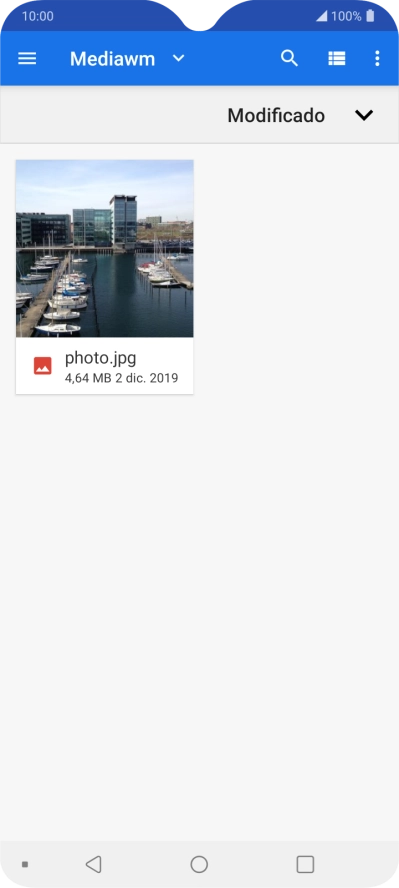 Pulsa el archivo deseado.