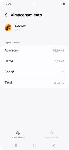 Pulsa la tecla de inicio para terminar y regresar a la pantalla de inicio.