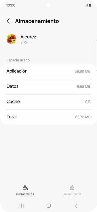 Pulsa la tecla de inicio para terminar y regresar a la pantalla de inicio.