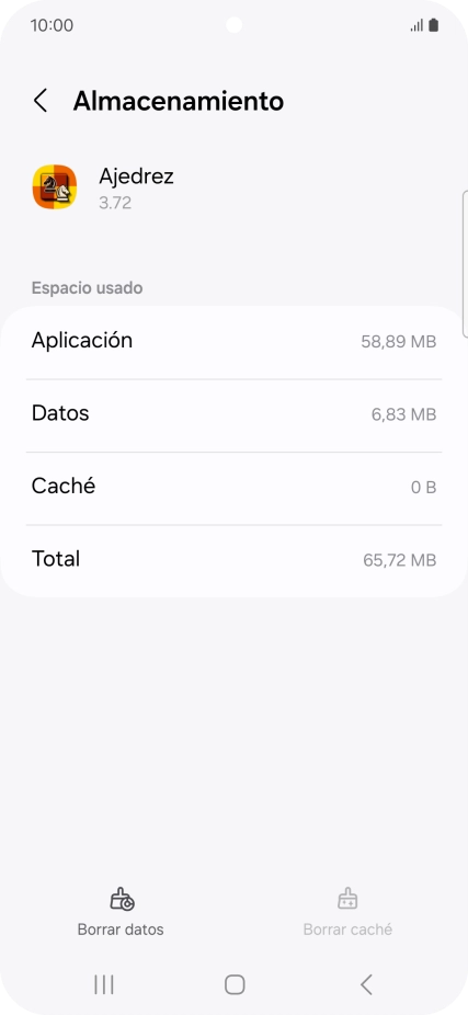 Pulsa la tecla de inicio para terminar y regresar a la pantalla de inicio.