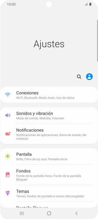 Pulsa Conexiones.