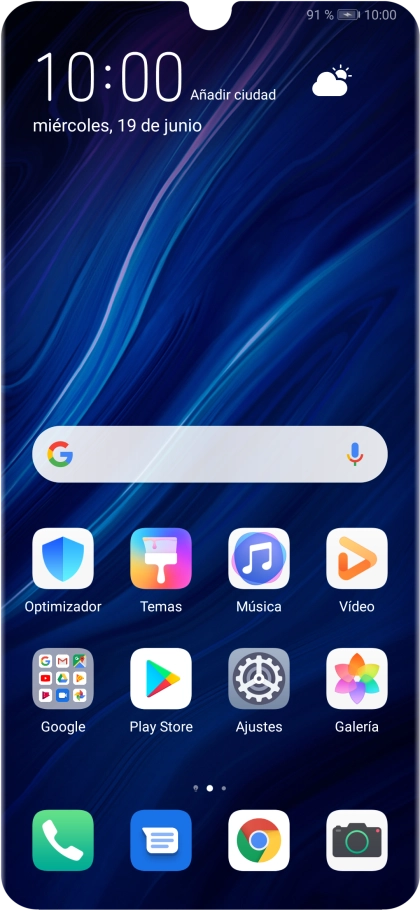 Cuando el icono de carga de batería aparece en la pantalla, el teléfono se está cargando.