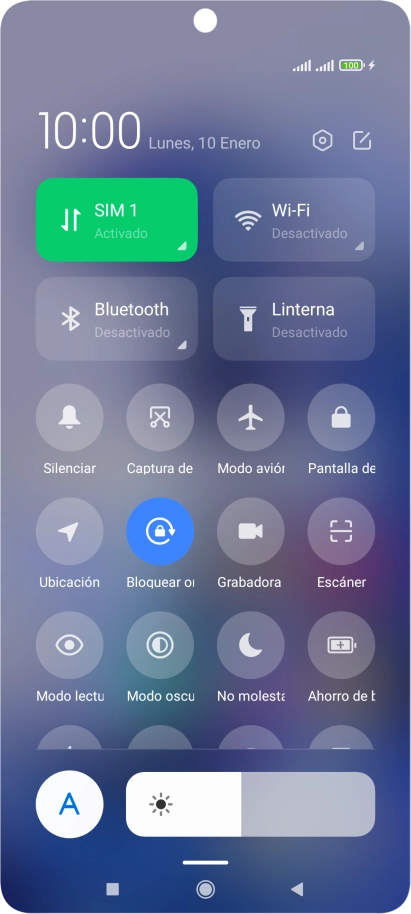 Pulsa Ahorro de batería para activar la función.