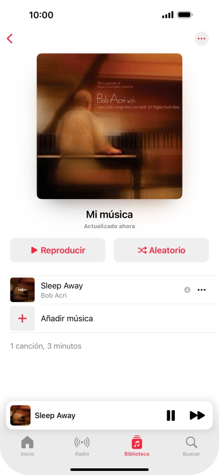 Pulsa el título de la canción.