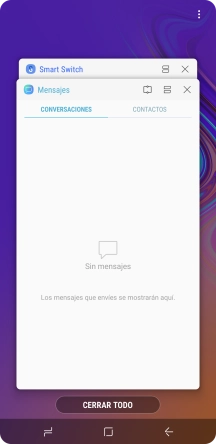 Para cerrar una sola aplicación en ejecución, desliza el dedo hacia la derecha sobre la aplicación deseada.