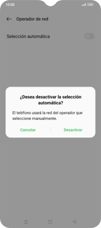 Pulsa Desactivar.