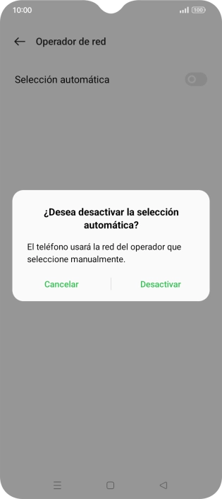 Pulsa Desactivar.