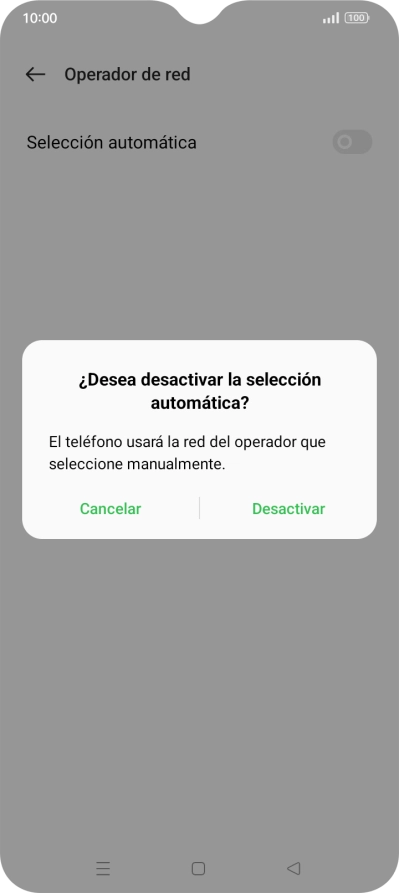 Pulsa Desactivar.