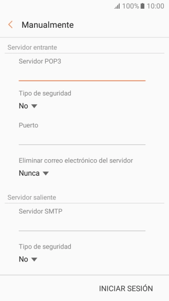 Pulsa la lista desplegable bajo 