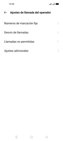 Pulsa Números de marcación fija.