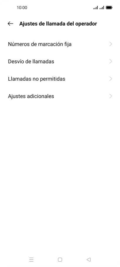 Pulsa Números de marcación fija.