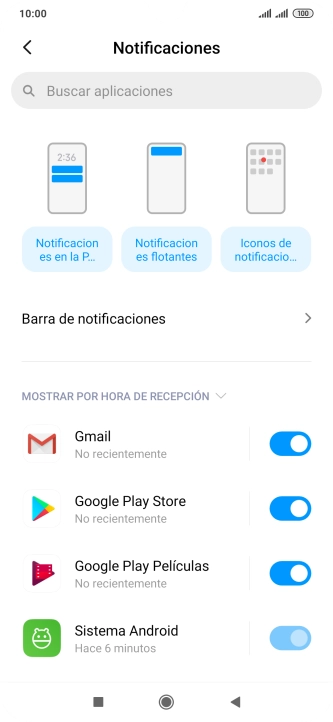 Pulsa la app deseada.