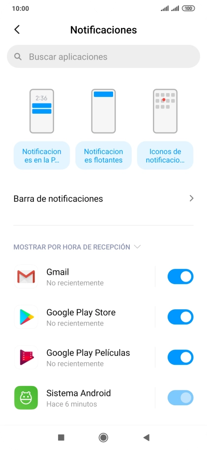 Pulsa la app deseada.