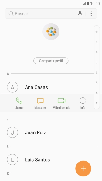 Pulsa Llamar.