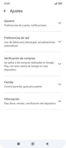 Pulsa Preferencias de red.