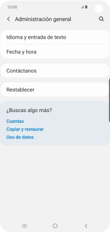 Pulsa Fecha y hora.