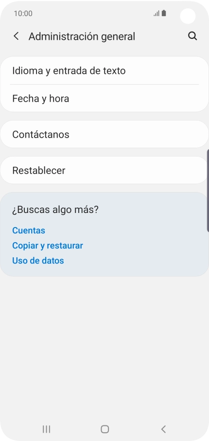 Pulsa Fecha y hora.