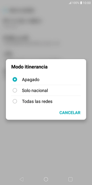 Pulsa el ajuste deseado para activar o desactivar la función.