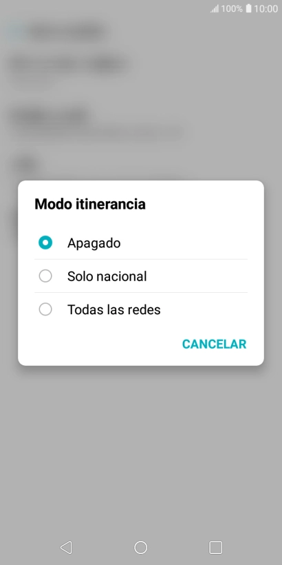 Pulsa el ajuste deseado para activar o desactivar la función.