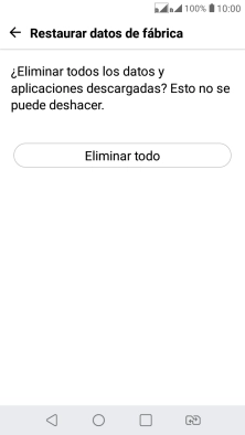 Pulsa Eliminar todo.