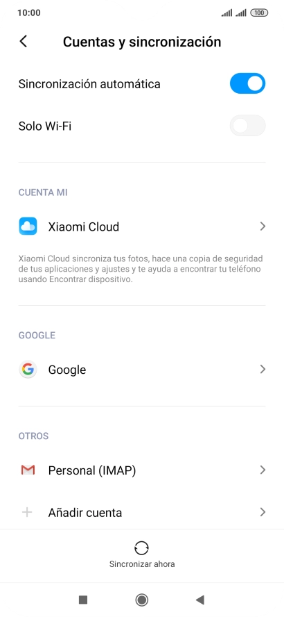 Pulsa la tecla de inicio para terminar y regresar a la pantalla de inicio.