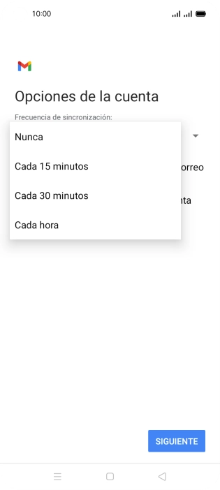 Pulsa el ajuste deseado.
