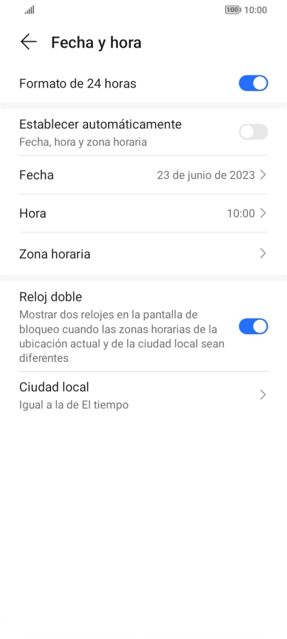 Pulsa el indicador junto a 