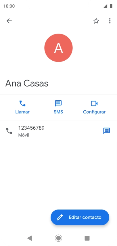 Pulsa la tecla de inicio para terminar y regresar a la pantalla de inicio.
