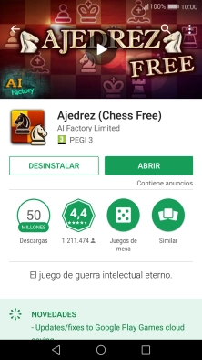 Pulsa la tecla de inicio para terminar y regresar a la pantalla de inicio.