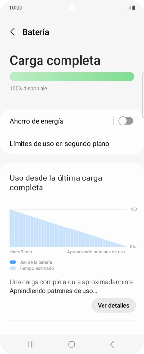 Pulsa Ahorro de energía.