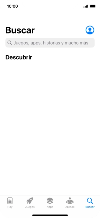 Pulsa en el campo de búsqueda e introduce el nombre o el tema de la app deseada.