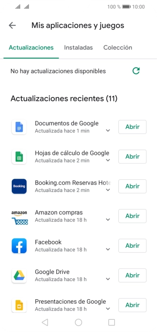 Pulsa Instaladas.