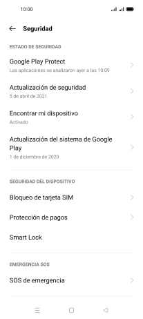 Pulsa Bloqueo de tarjeta SIM.
