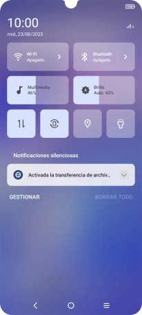 Pulsa la lista desplegable.