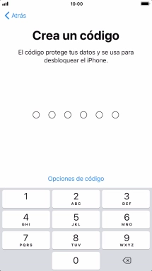 Pulsa Opciones de código.