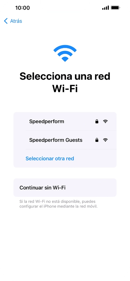 Pulsa la red wifi deseada.