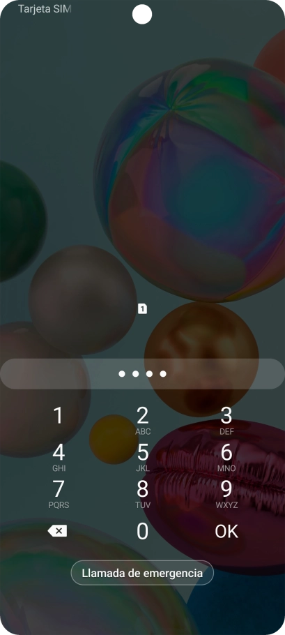 Si lo solicita el teléfono, introduce el código PIN y pulsa OK.