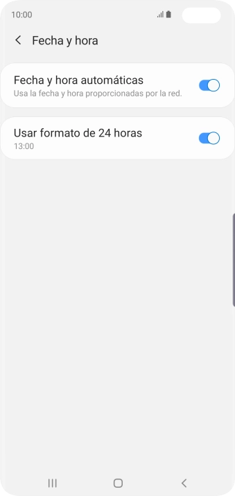 Pulsa la tecla de inicio para terminar y regresar a la pantalla de inicio.
