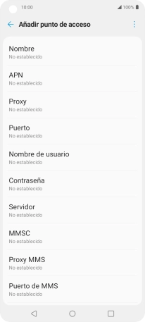 Pulsa Nombre.