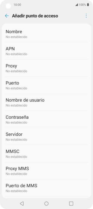 Pulsa Nombre.