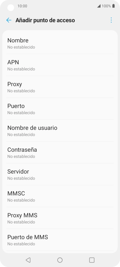 Pulsa Nombre.